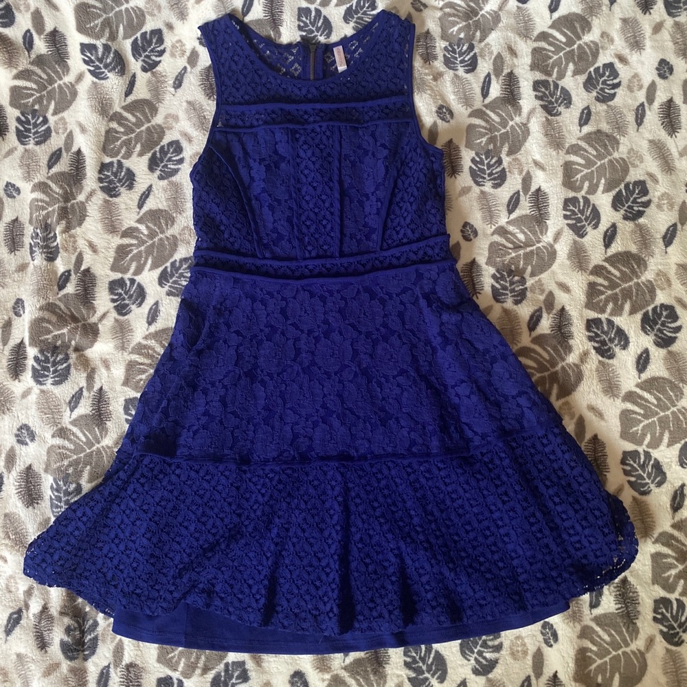 Purple Lace Dress